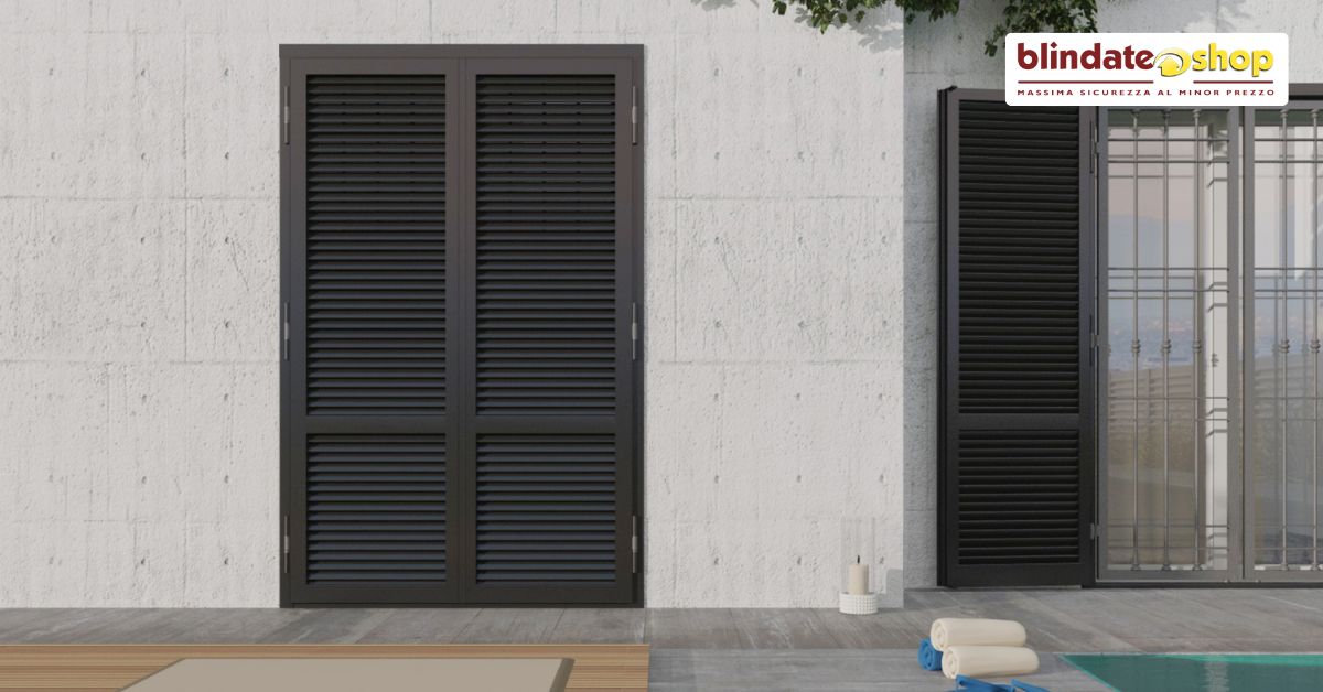 Caratteristiche persiane blindate di sicurezza in acciaio