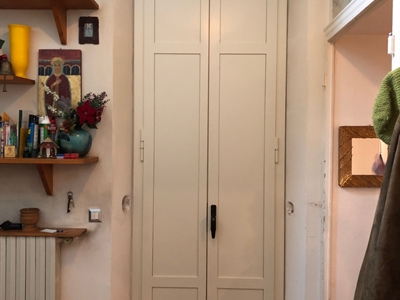 scuro blindato in acciaio colore bianco